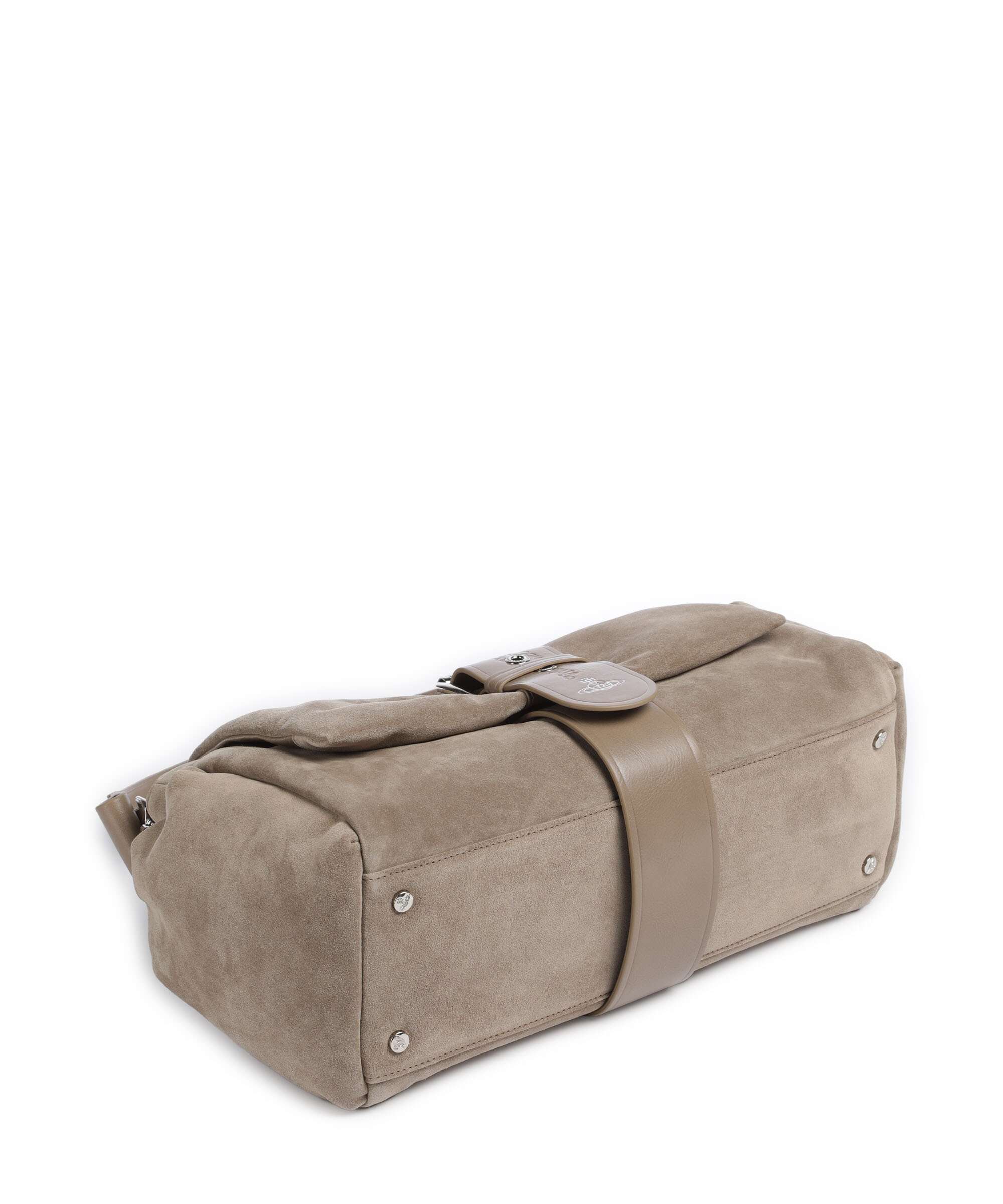 Vivienne Westwood Hazel Suede Treasure XL Shoulder bag stone - Image 4