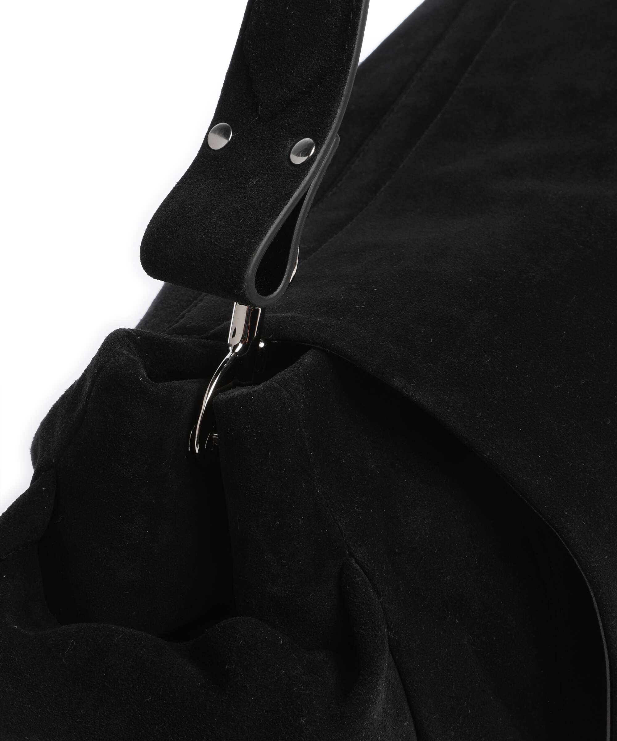 Vivienne Westwood Hazel Suede XL Hobo bag black - Image 4