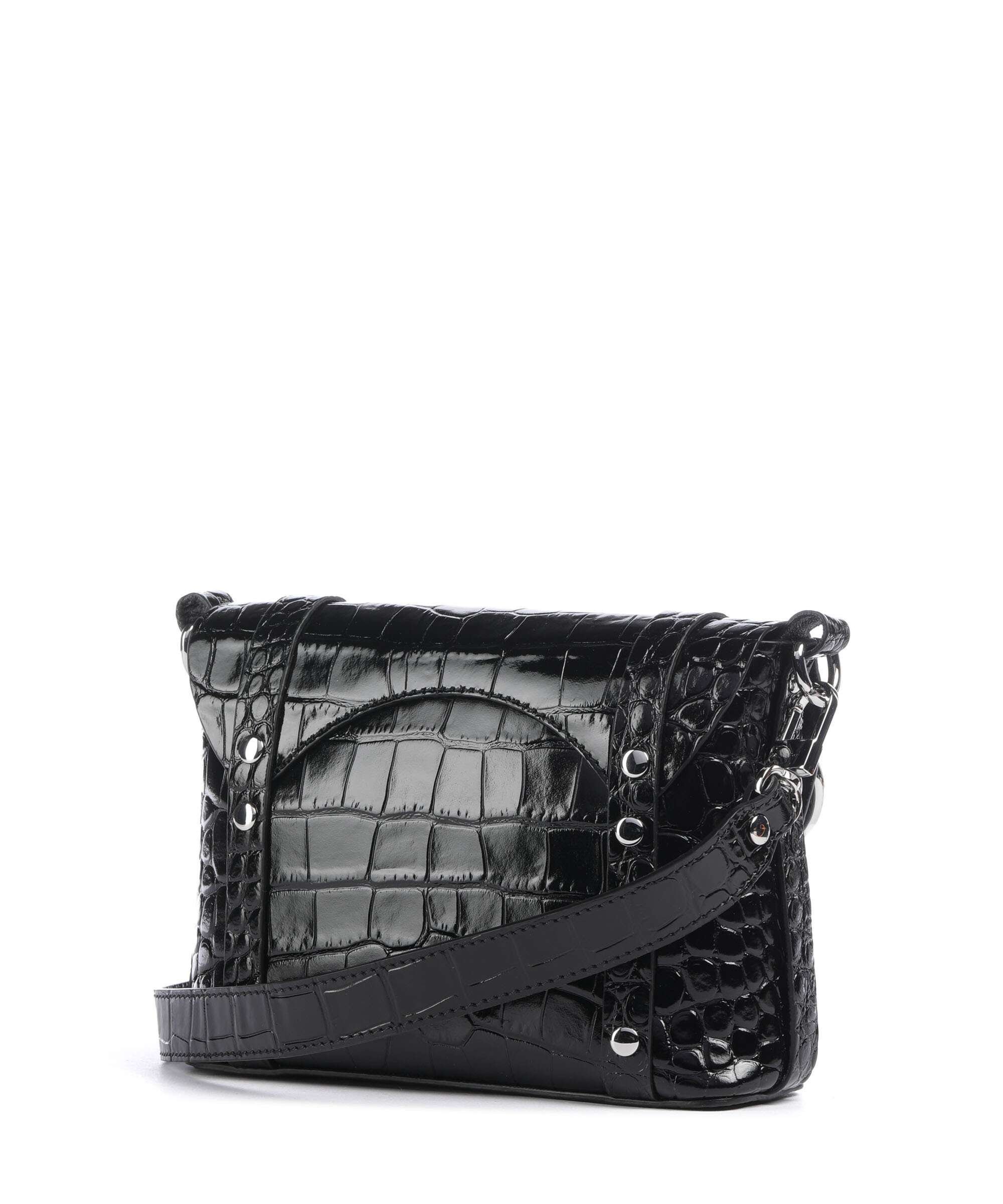 Vivienne Westwood Kim Embossed Croc Crossbody bag black - Image 2