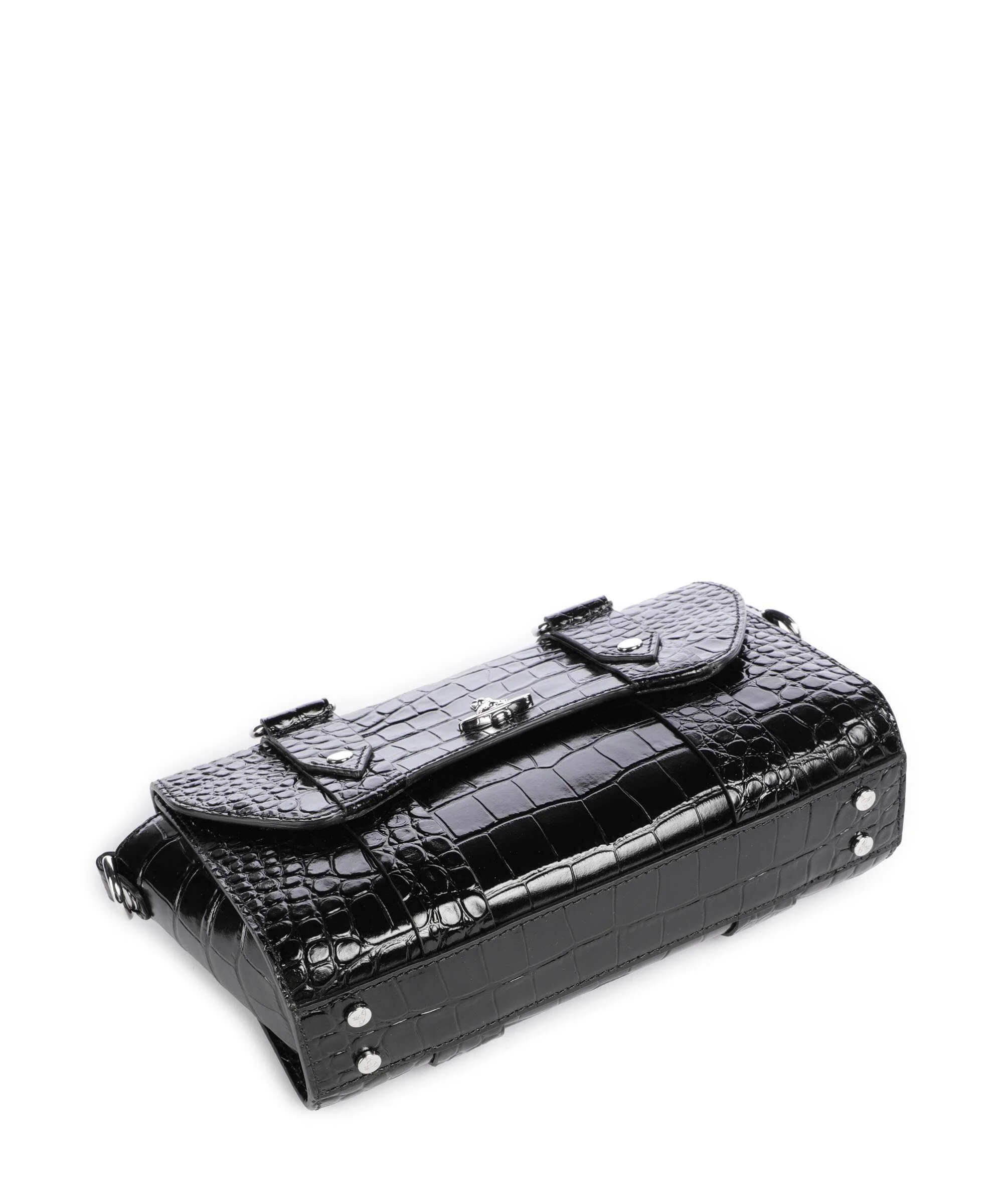 Vivienne Westwood Kimmy Embossed Croc Crossbody bag black - Image 5