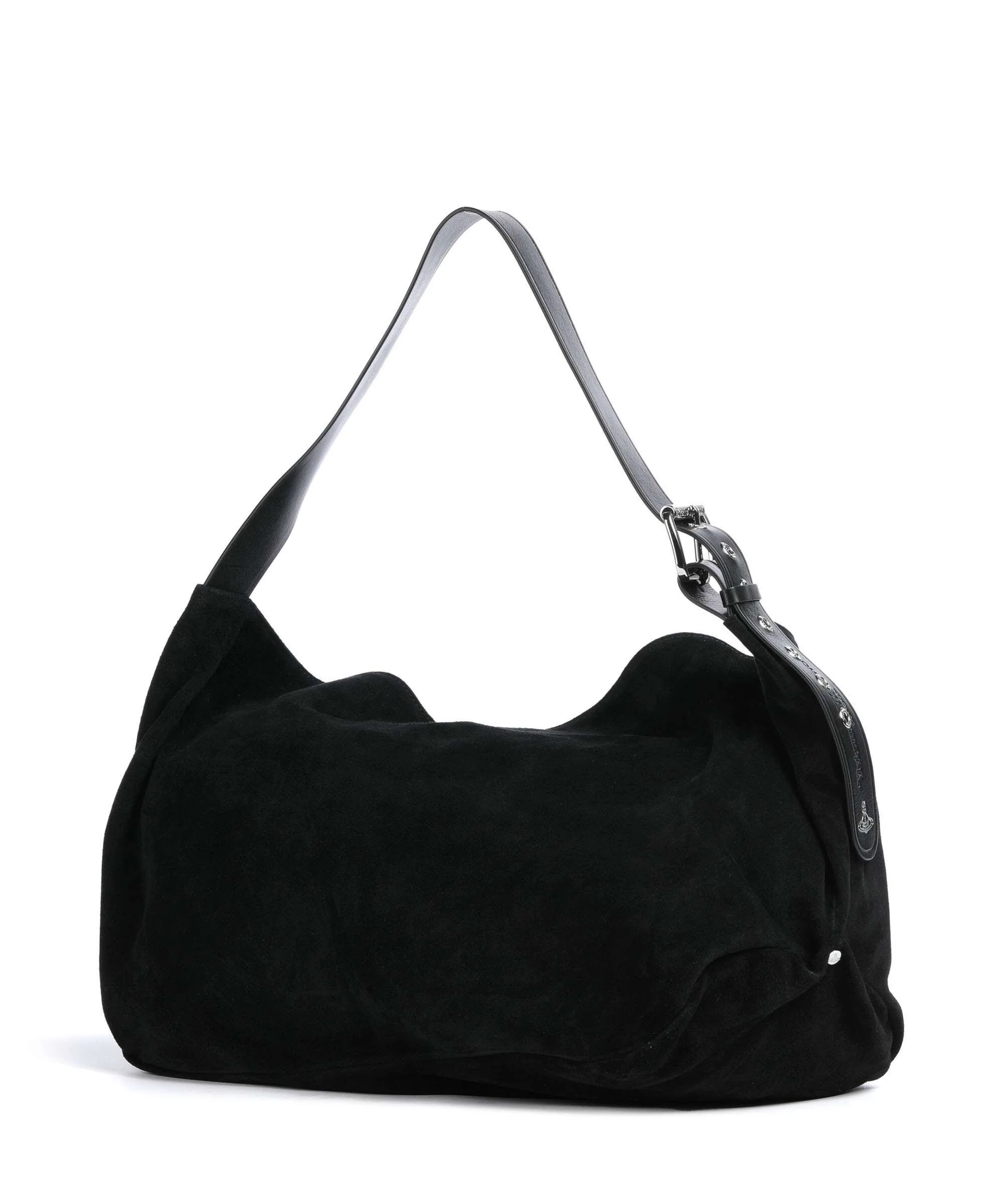 Vivienne Westwood Maxime Suede Large Hobo bag black - Image 2