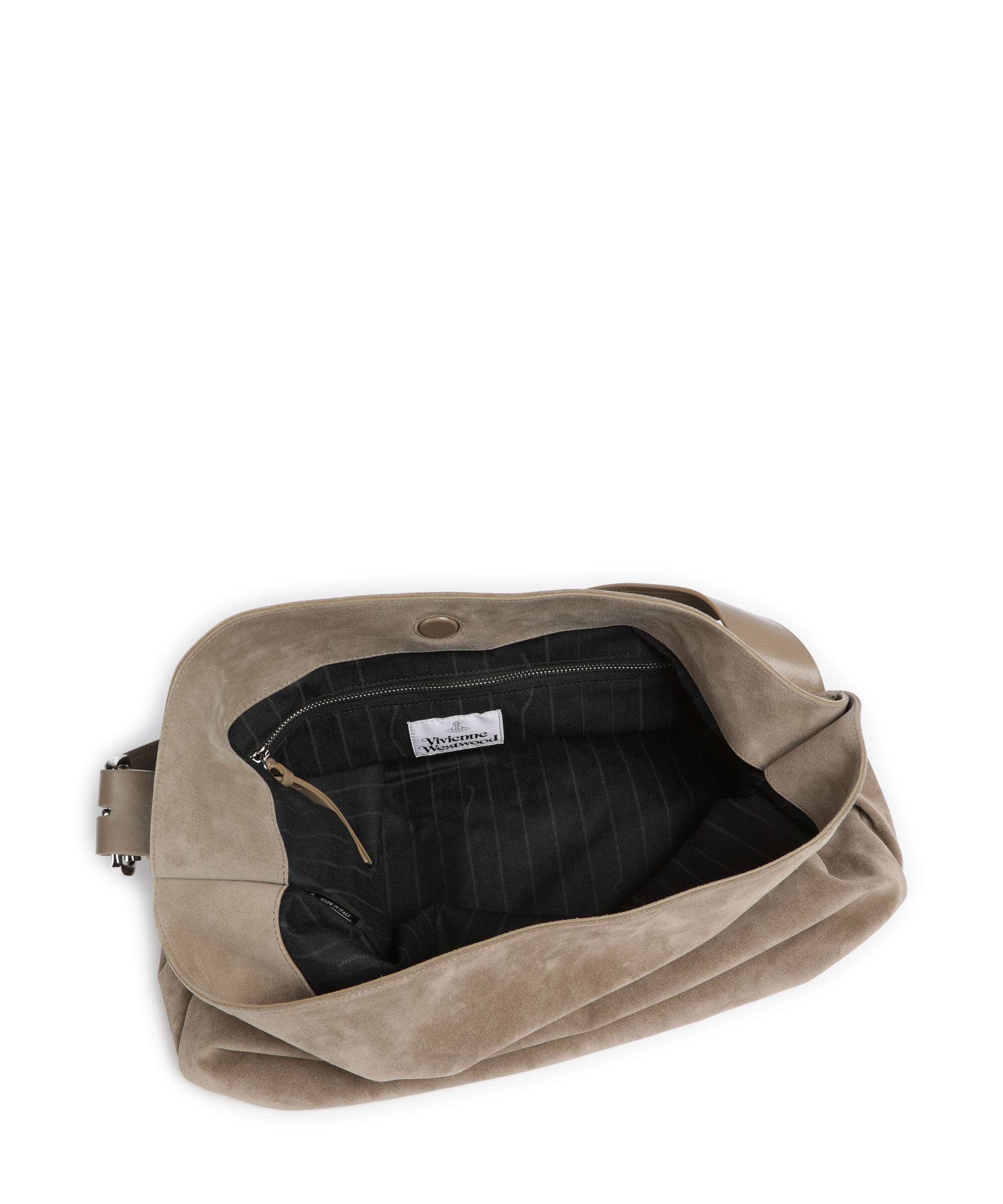 Vivienne Westwood Maxime Suede Large Hobo bag stone - Image 6