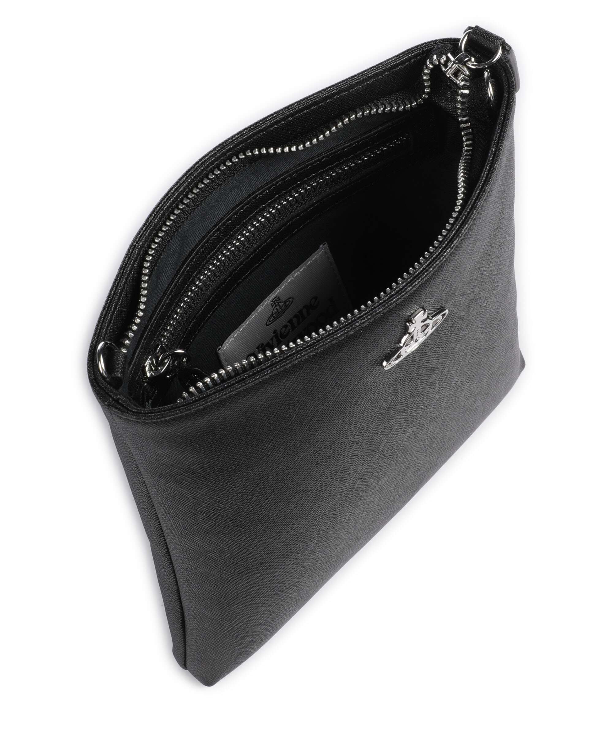 Vivienne Westwood Squire Square Saffiano Crossbody bag black - Image 6