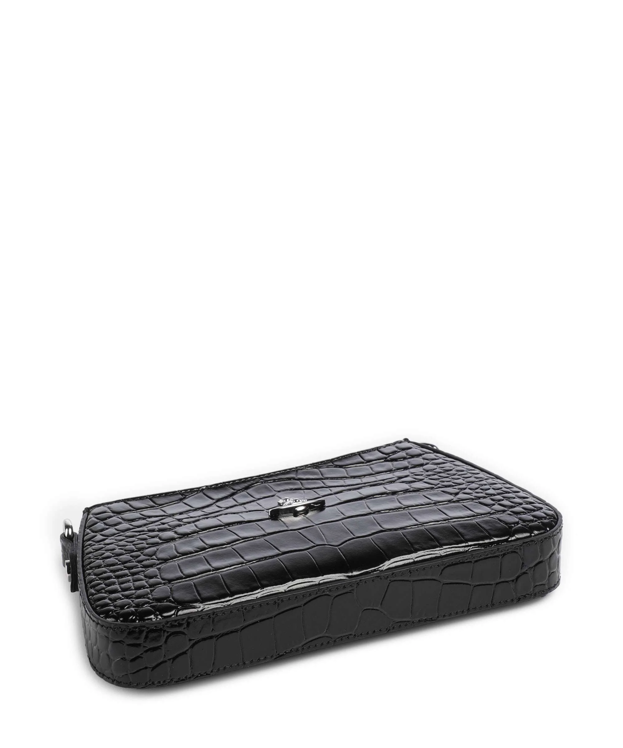 Vivienne Westwood Tasha Embossed Croc Shoulder bag black - Image 4