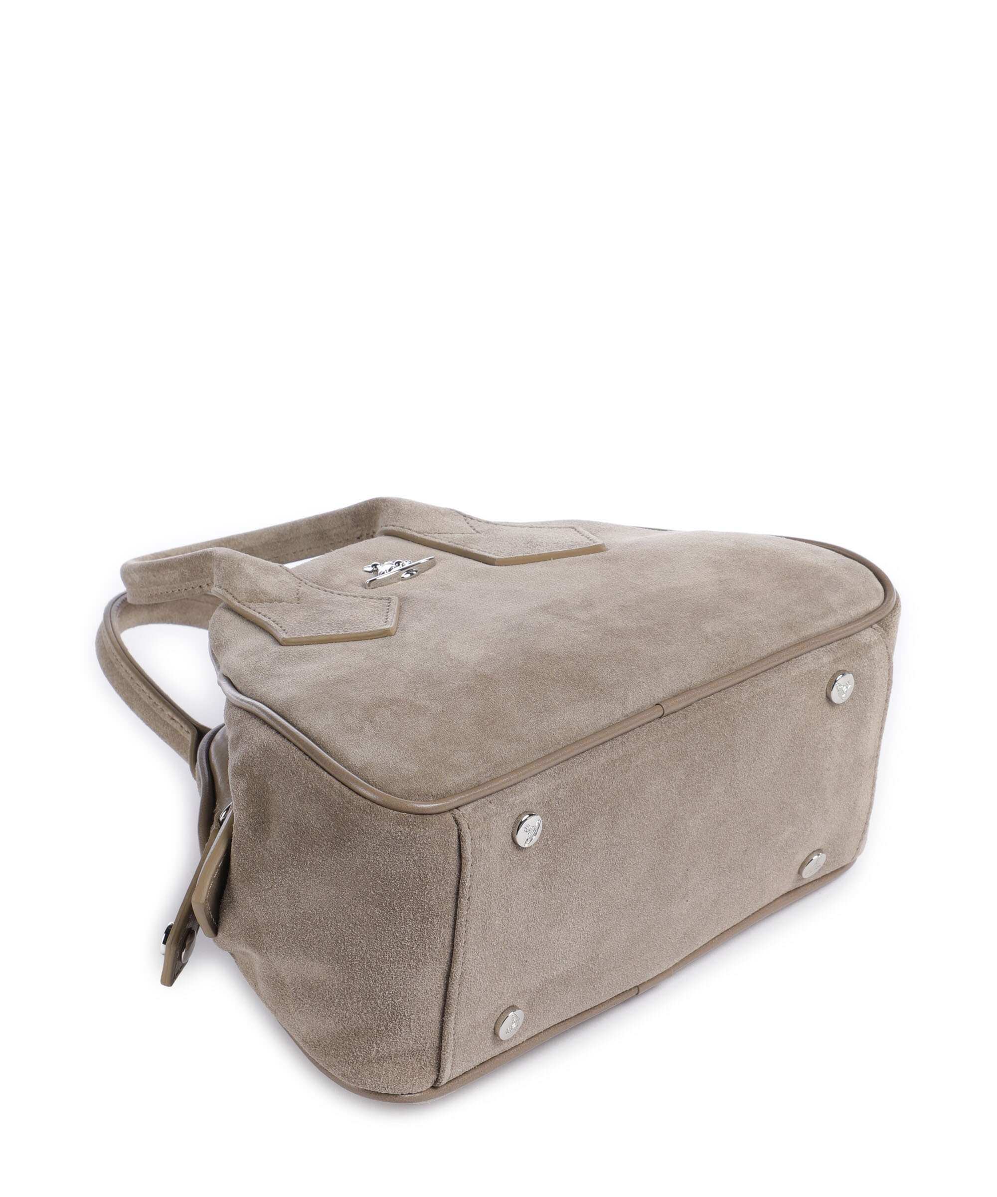 Vivienne Westwood Yasmine Suede Small Handbag stone - Image 5