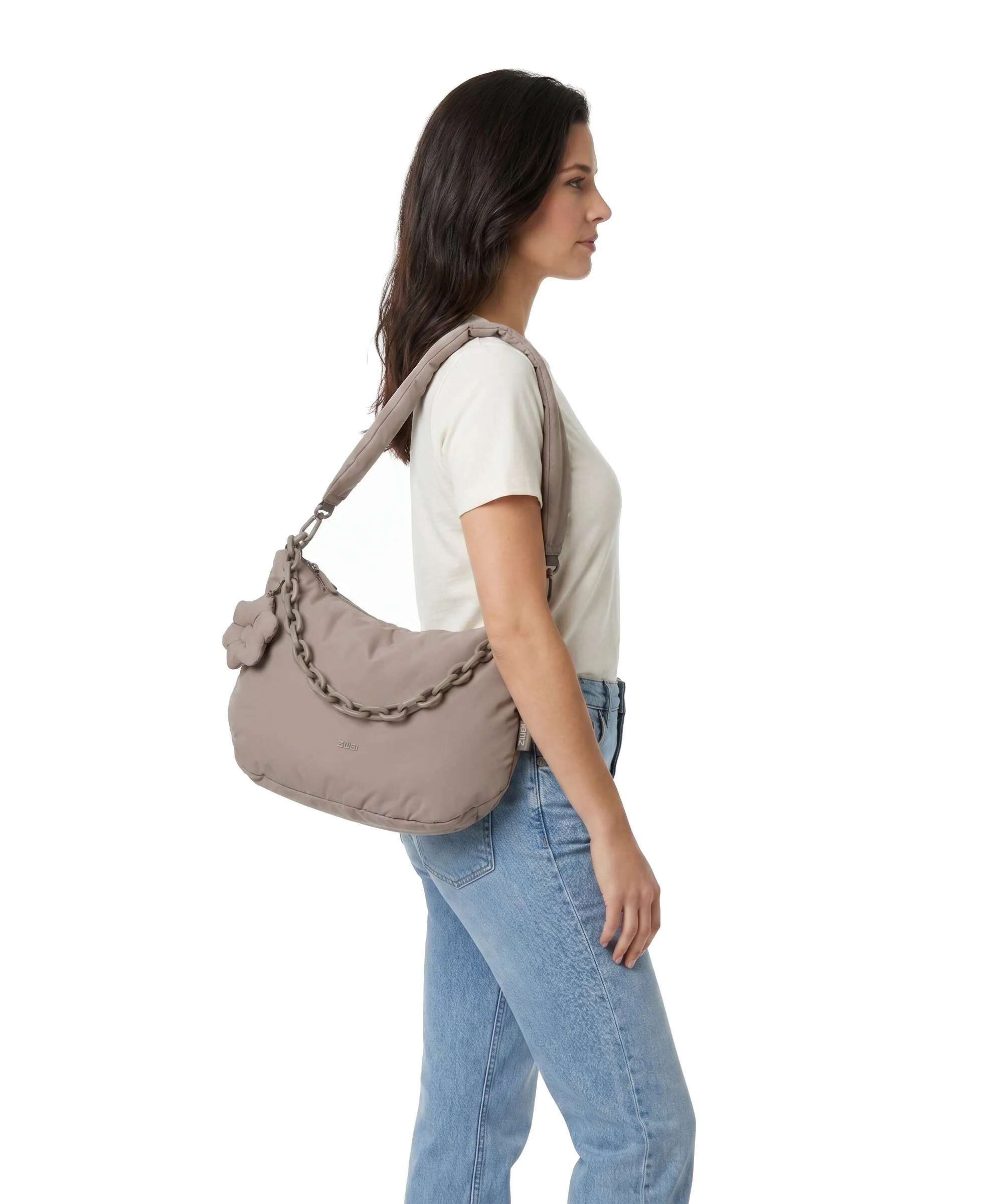 Zwei Hannah HA140 Hobo bag cappuccino - Image 3