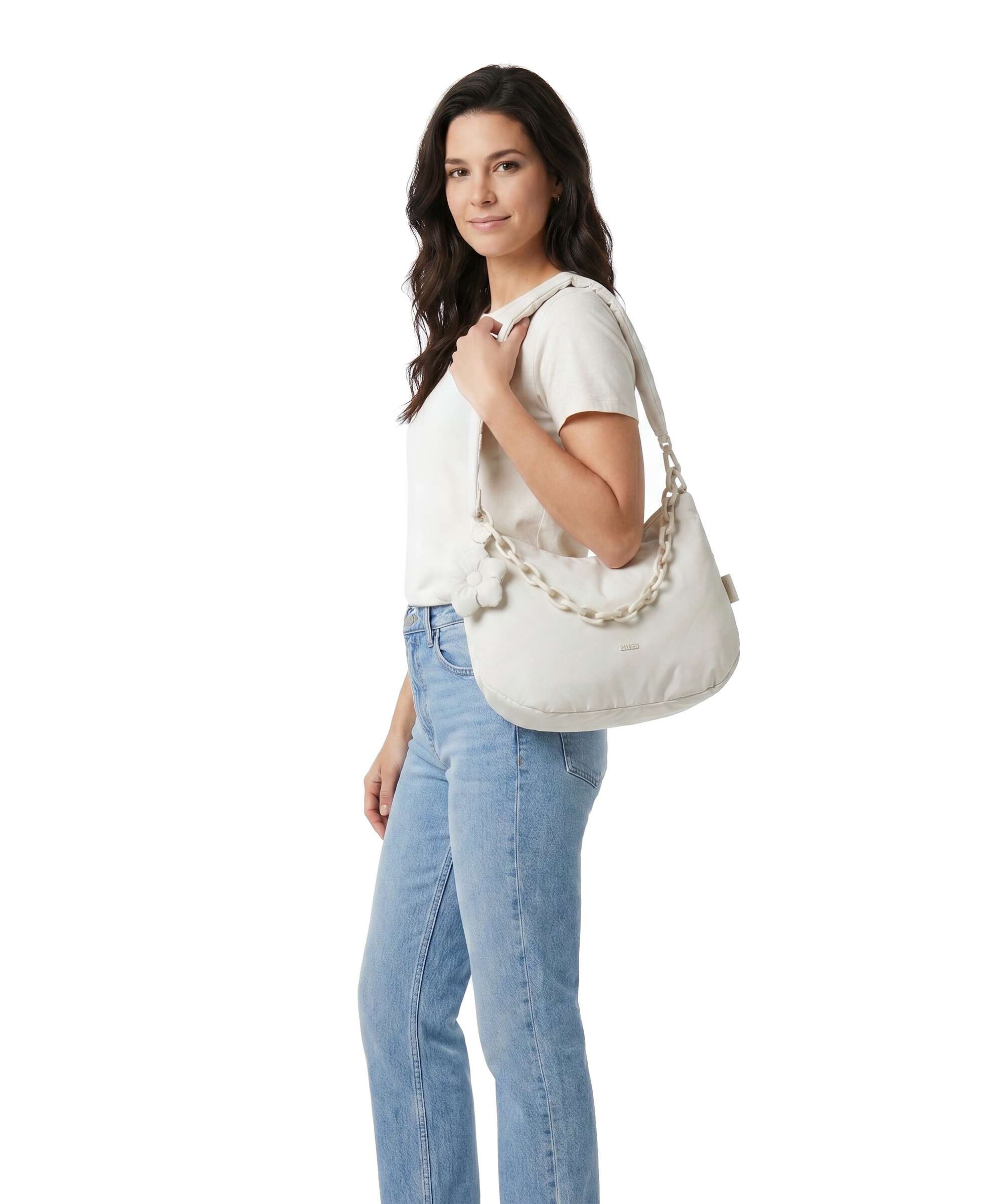 Zwei Hannah HA140 Hobo bag white - Image 3