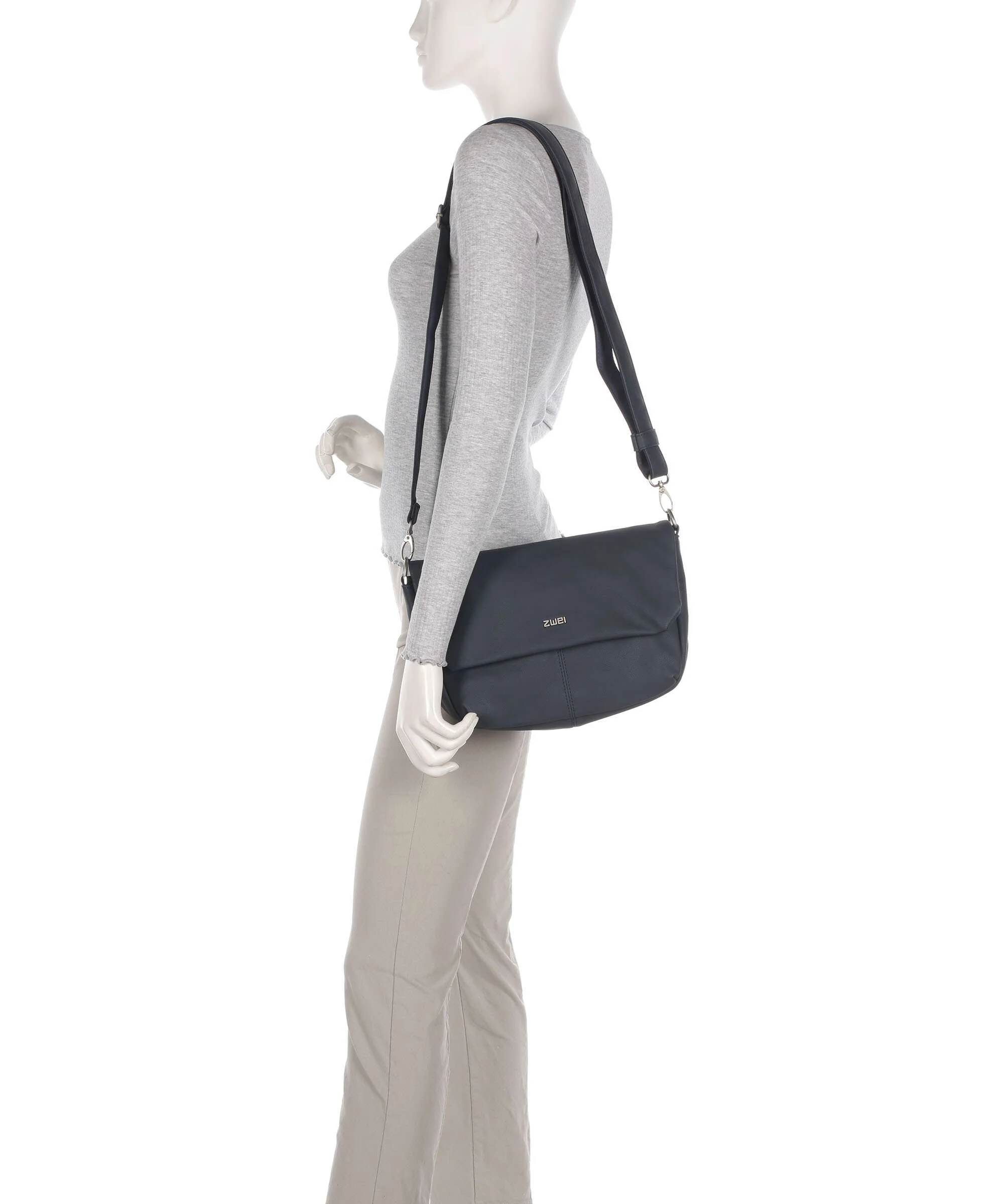 Zwei Mademoiselle.M M60 Shoulder bag nubuk ink - Image 3