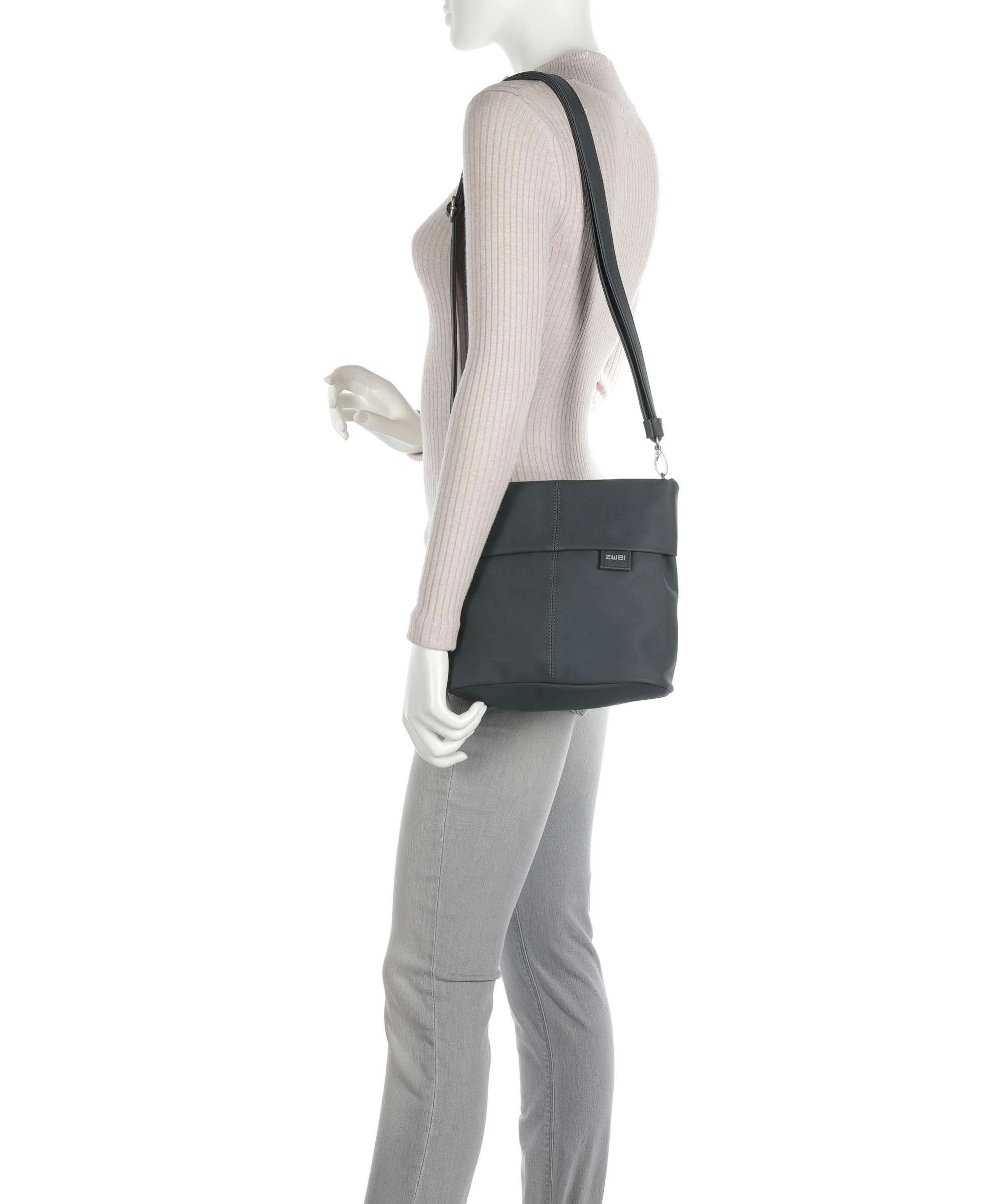 Zwei Mademoiselle.M M8 Shoulder bag velours ash - Image 3