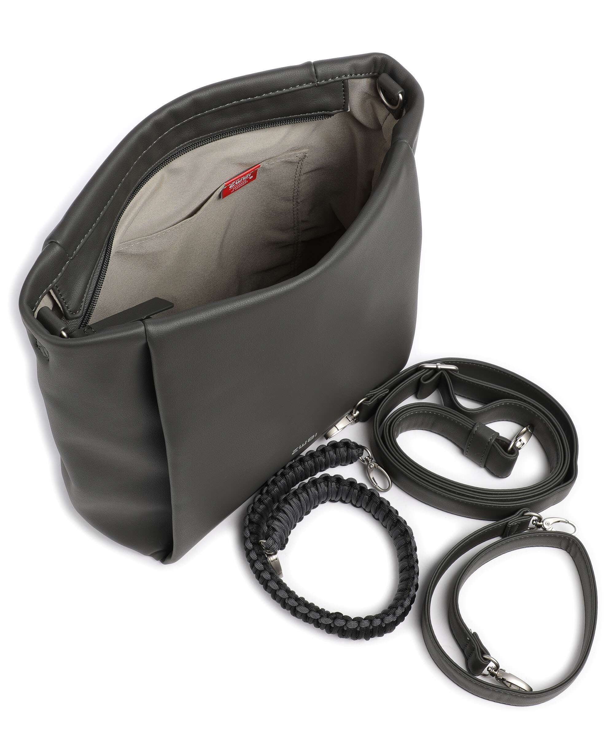 Zwei Yuna YU120 Hobo bag stone - Image 6
